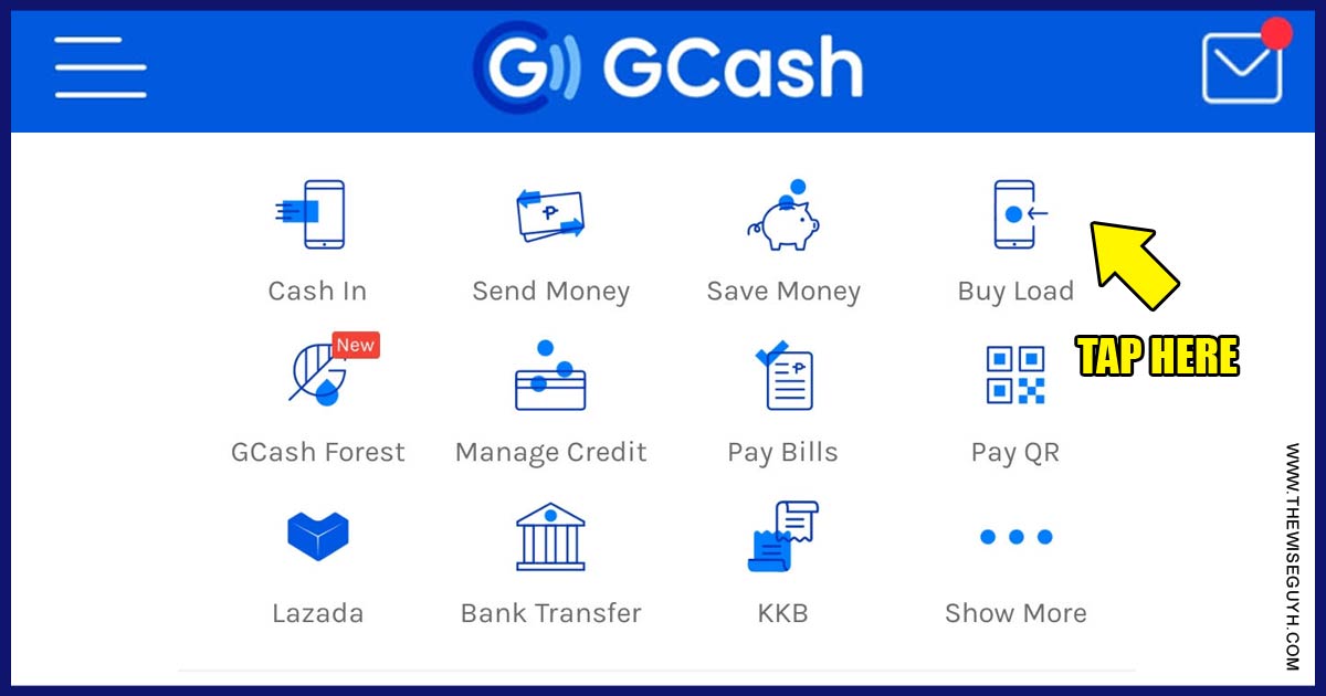 How to Buy Prepaid Load via GCash